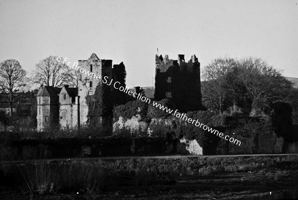 CARRICK CASTLE DISTANT VIEWS FROM SOUTH EAST ACROSS RIVER